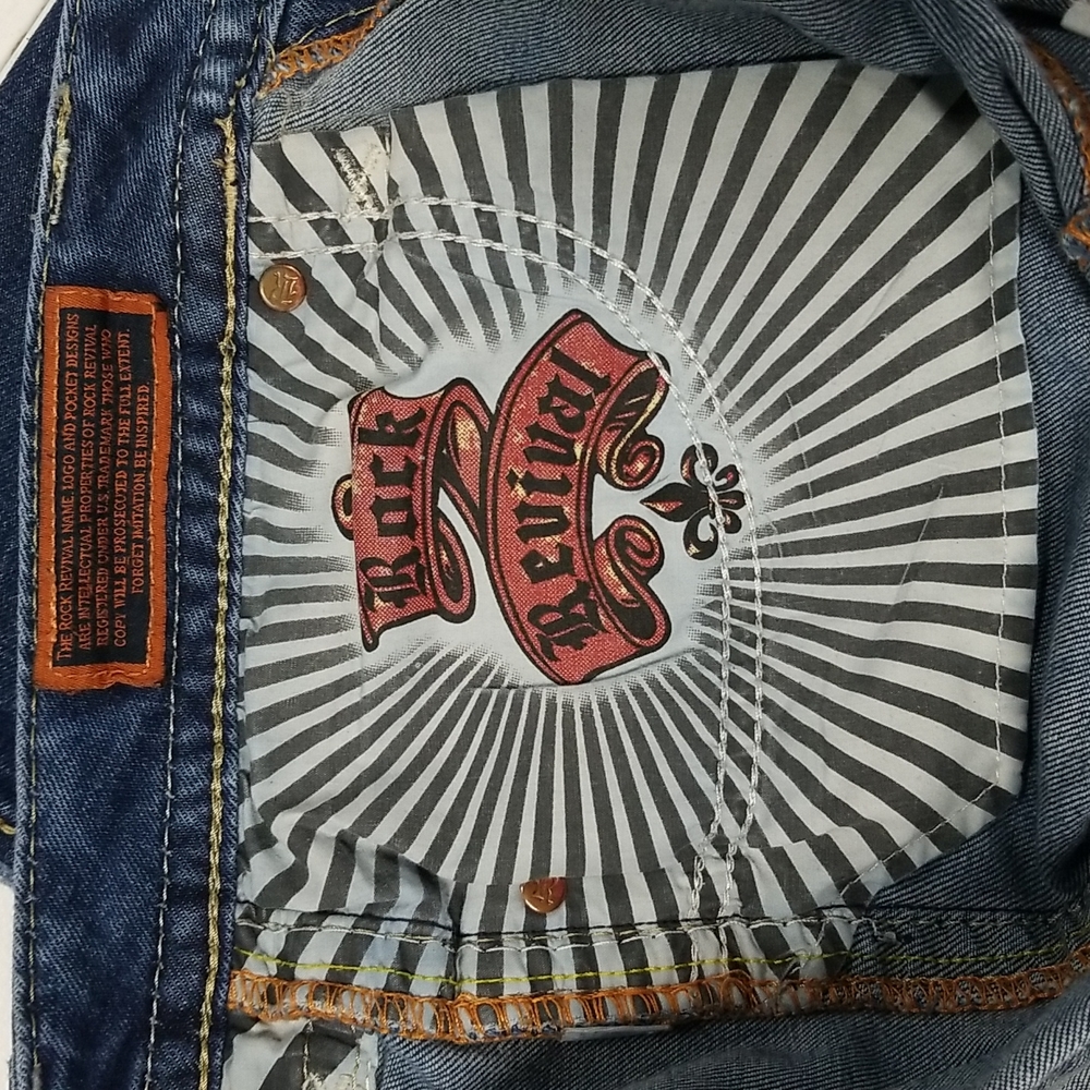 Rock Revival Women's Blue Denim Jeans